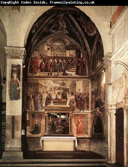 GHIRLANDAIO, Domenico View of the Sassetti Chapel